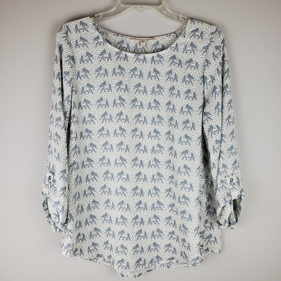 41 Hawthorn Tops - 41 Hawthorn Elephant Print Top